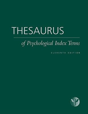 Thesaurus of Psychological Index Terms by Tuleya, Lisa Gallagher