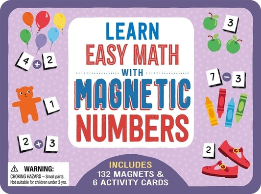 Learn Easy Math with Magnetic Numbers: Includes 132 Magnets & 6 Activity Cards by Igloobooks