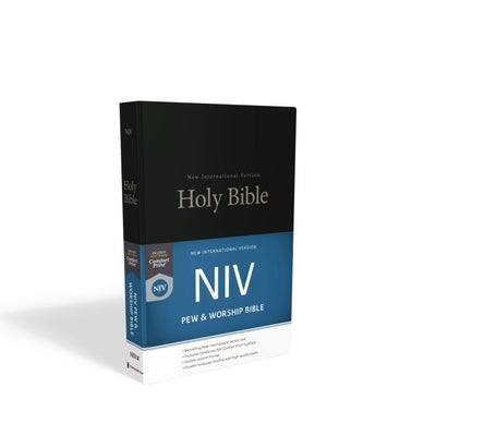NIV, Pew and Worship Bible, Hardcover, Black by Zondervan