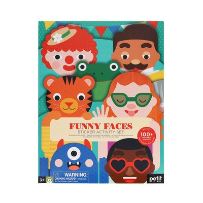 Sticker Activity Set: Funny Faces by Petit Collage