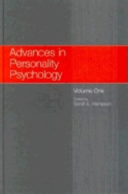 Advances in Personality Psychology: Volume 1 by Hampson, Sarah E.