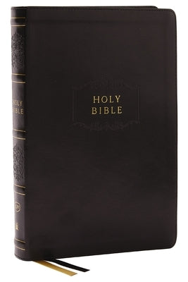 KJV Holy Bible, Center-Column Reference Bible, Leathersoft, Black, 73,000+ Cross References, Red Letter, Comfort Print: King James Version by Thomas Nelson