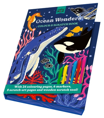 Ocean Wonders: Colour & Scratch Book by Creative Mile