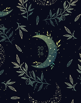 Floral Moon 2026 7.5 X 9.5 Booklet Monthly Planner by Willow Creek Press