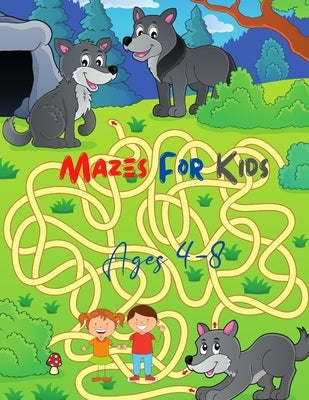 Mazes for kids ages 4-8: Easy activity mazes book by El Nadi, Mk