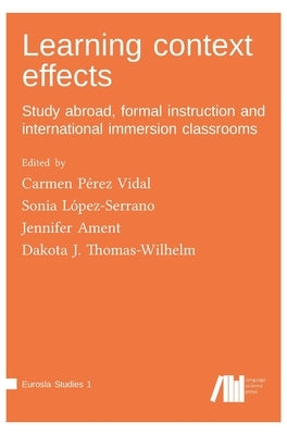 Learning context effects by Carmen Pérez, Carmen