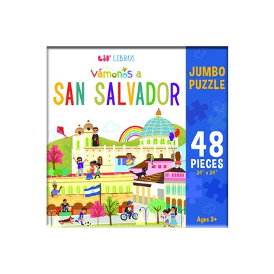 Vámonos: San Salvador Lil' Jumbo Puzzle 48 Piece by Lil' Libros