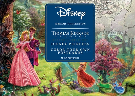 Disney Dreams Collection Thomas Kinkade Studios Disney Princess Color Your Own P by Kinkade, Thomas