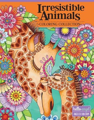 Hello Angel Irresistible Animals Coloring Collection by Van Dam, Angelea