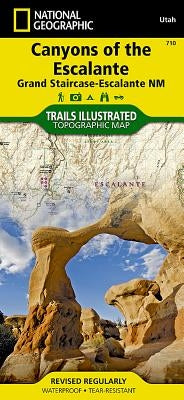 Canyons of the Escalante Map [Grand Staircase-Escalante National Monument] by National Geographic Maps
