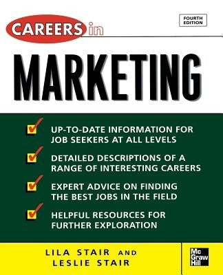Careers in Marketing by Stair, Leslie