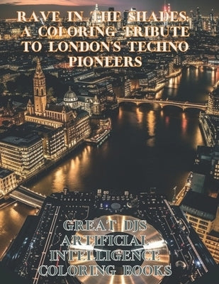"Rave in the Shades: A Coloring Tribute to London's Techno Pioneers" TURN THE TABLES by Smiley, Corey James
