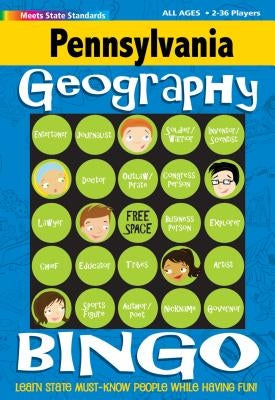 Pennsylvania Geography Bingo Game! by Gallopade International