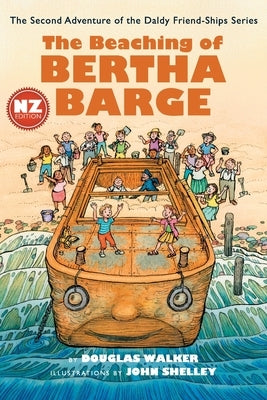 The Beaching of Bertha Barge - NZ by Shelley, John