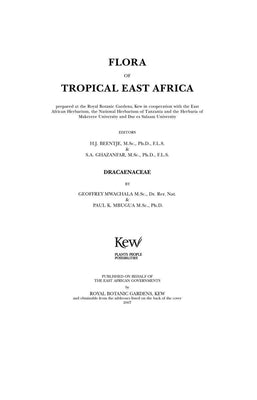 Flora of Tropical East Africa: Dracaenaceae by Beentje, H. J.