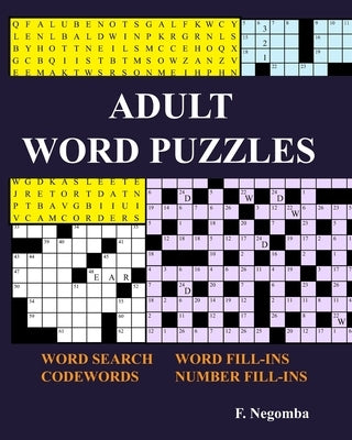 Adult Word Puzzles by Negomba, F.