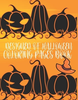 Designed of Halloween Coloring Pages Book: Cute Halloween Book Girls by Coloring Books