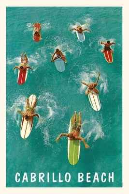 Vintage Journal Cabrillo Beach, Surfers by Found Image Press