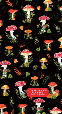 2027-28 Mushrooms 2-Year Pocket Planner (24-Month Calendar) by Peter Pauper Press Inc