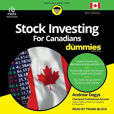 Stock Investing for Canadians for Dummies, 6th Edition by Dagys, Andrew