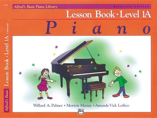 Alfred's Basic Piano Library Lesson Book, Bk 1a: Book & CD by Palmer, Willard A.