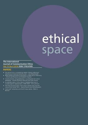 Ethical Space Vol.13 Issue 4 by Keeble, Richard Lance