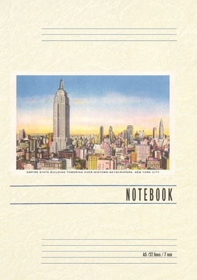 Vintage Lined Notebook Empire State Building and Skyline, New York City by Found Image Press