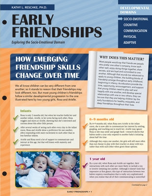 Early Friendships: Exploring the Socio-Emotional Domain by Reschke, Kathy L.