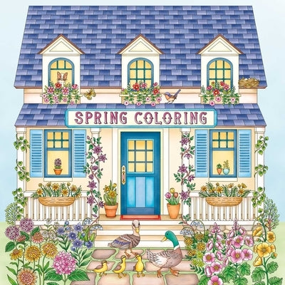 Spring Coloring: A Calming Coloring Book for Adults by Igloobooks