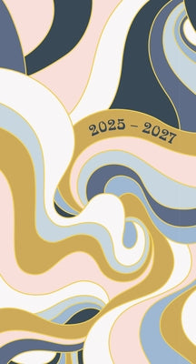 2026 Swirly Waves Checkbook/2 Year Pocket Planner by Sellers Publishing, Inc