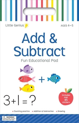 Add & Subtract: Fun Educational Activity Pad with Carry Handle by Cox, Shelley
