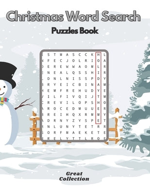 Christmas Word Search Puzzle Book: Holiday Activity Book For Everyone Perfect For Gift by Button, Golden