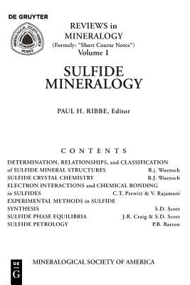 Sulfide Mineralogy by Ribbe, Paul H.