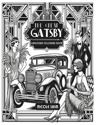The Great Gatsby Abridged Coloring Book by Shim, Nicole