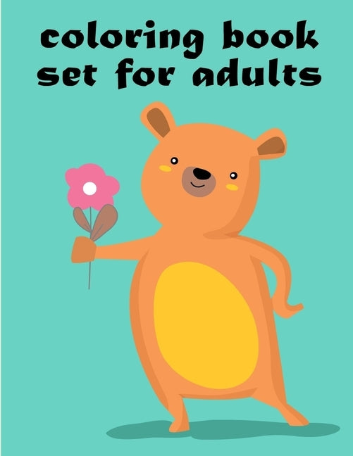 Coloring Book Set For Adults: Easy and Funny Animal Images by Mimo, J. K.