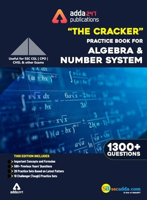 The Cracker Practice Book for Algebra and Number System (In English Printed Edition) by Adda247