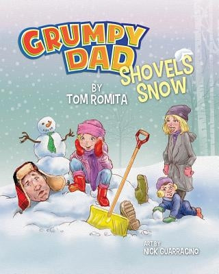 Grumpy Dad Shovels Snow by Romita, Tom
