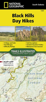 Black Hills Day Hikes Map by National Geographic Maps - Trails Illust