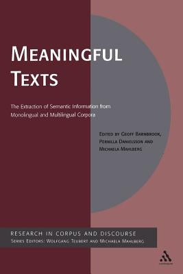 Meaningful Texts by Barnbrook, Geoff