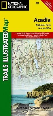 Acadia National Park Map by National Geographic Maps