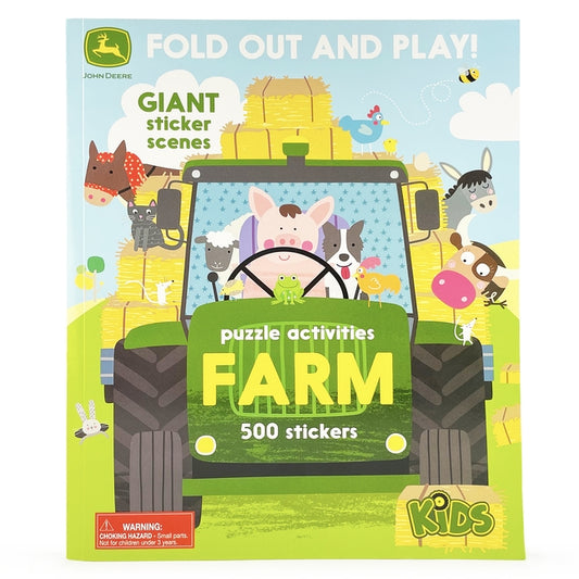 John Deere Kids Farm: 500 Stickers and Puzzle Activities: Fold Out and Play! by Parragon Books