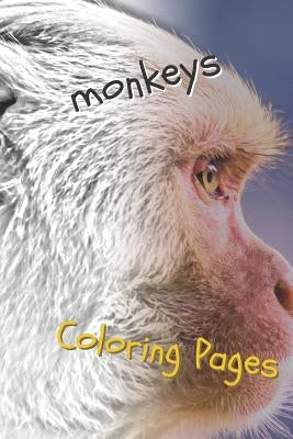 Monkeys Coloring Pages: Beautiful Coloring Pages for Adults Relaxation by Pages, Coloring