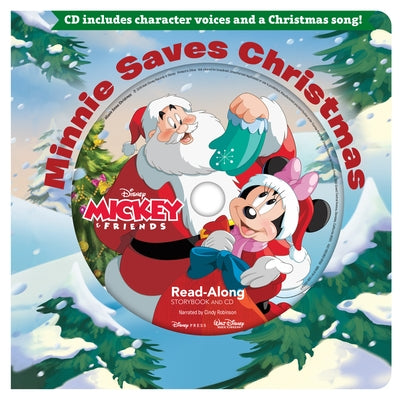 Minnie Saves Christmas Read-Along Storybook & CD by Disney Books