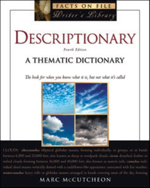 Descriptionary: A Thematic Dictionary, Fourth Edition by McCutcheon, Marc