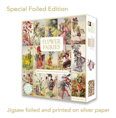 Special Edition Adult Foiled Jigsaw Puzzle Flower Fairies: 1000-Pieces. Ethical, Sustainable, Earth-Friendly by Flame Tree Studio