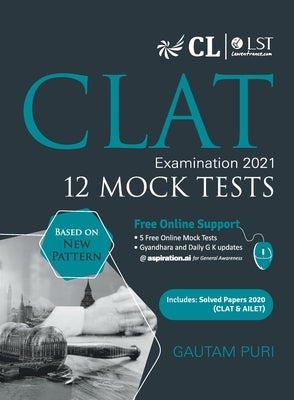 Clat 2021 12 Mock Tests by Gkp