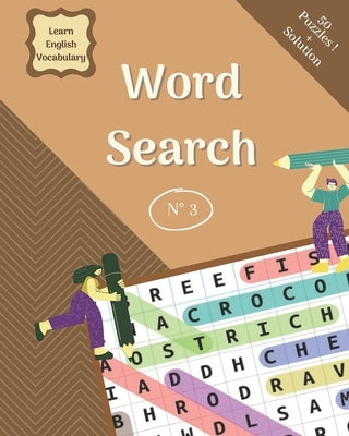 Word Search Puzzles: 100 Page, 8ﾗ10 by Publishing, Cas
