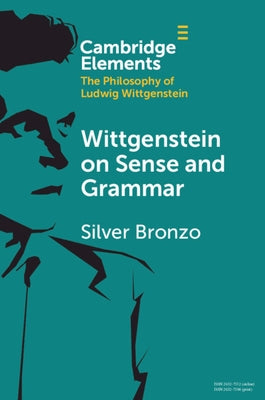 Wittgenstein on Sense and Grammar by Bronzo, Silver
