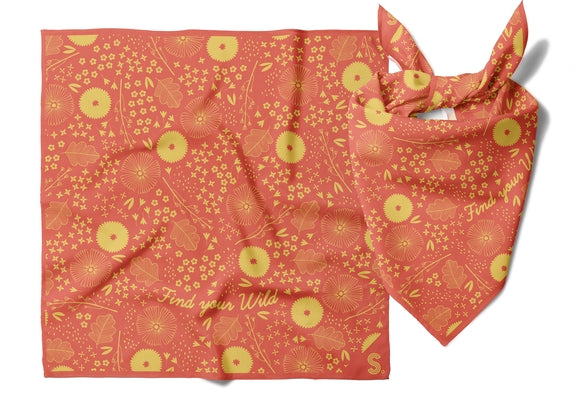 Find Your Wild Road Trip Bandana by Spumoni Studio