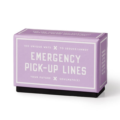 Emergency Pick-Up Lines Card Set by Brass Monkey, Brass